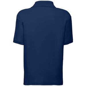 Fruit of the Loom Kinder/Kinder 65/35 Effen Piqué Poloshirt (Marine)