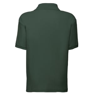 Fruit of the Loom Kinder/Kinder 65/35 Effen Piqué Poloshirt (Fles groen)