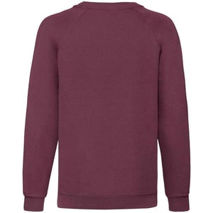 Fruit of the Loom Klassiek Raglan Sweatshirt voor kinderen/Kinderen (Bourgondië)