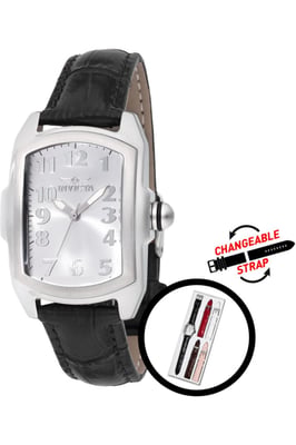 Invicta Lupah 48949 Dames Horloge - Quartz Uurwerk - Roestvrij Staal met zilveren Wijzerplaat - 29mm