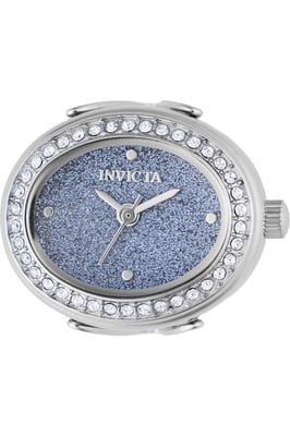 Invicta Mini 49596 Dames Horloge - Quartz Uurwerk - Roestvrij Staal met blauwe Wijzerplaat - 24mm