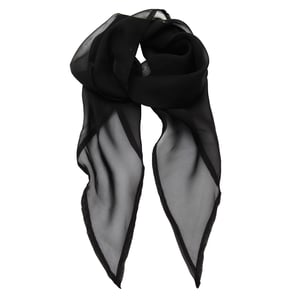 Premier Dames/vrouwenwerk Chiffon Formele Sjaal (Zwart)