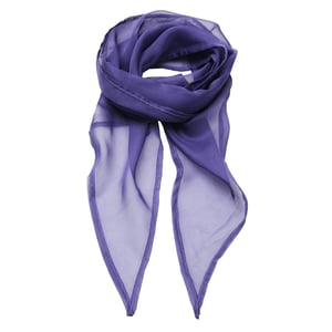Premier Ladies/Womens Work Chiffon Formal Scarf (Purple)