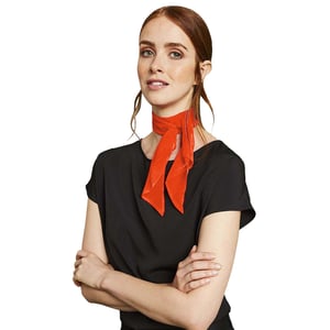 Premier Ladies/Womens Work Chiffon Formal Scarf (Orange)
