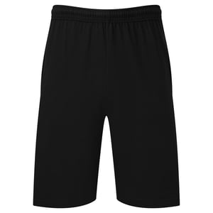 Fruit of the Loom Mens Iconic 195 Jersey Shorts (Black)