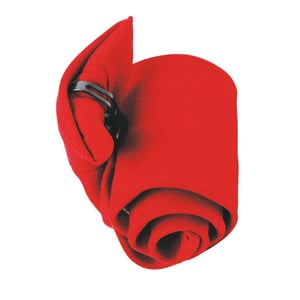 Premier Tie - Mens Plain Clip On Tie (Red)