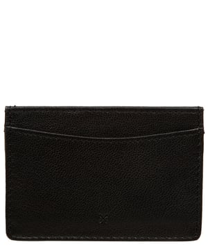 'Annalisa' Black Leather Card Holder