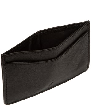 'Annalisa' Black Leather Card Holder