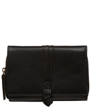 'Eugenia' Black Leather Purse