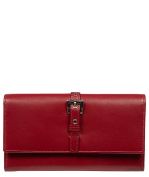'Flavia' Red Leather Purse