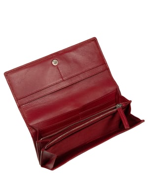 'Flavia' Red Leather Purse