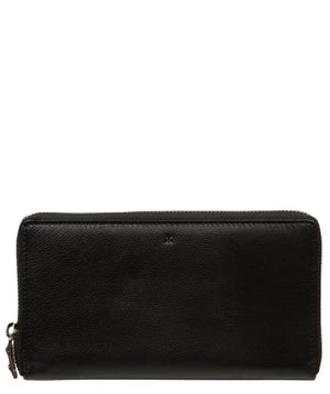 'Serafina' Black Leather Purse
