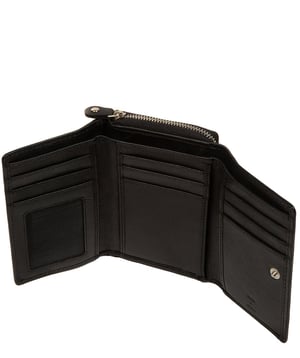 'Evelina' Black Leather Purse