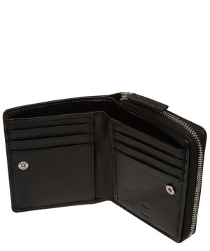 'Luciana' Black Leather Purse