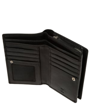 'Isadora' Black Leather Purse