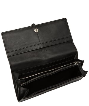 'Flavia' Black Leather Purse
