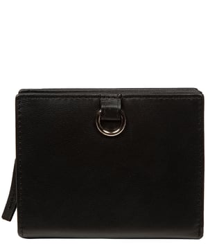 'Mariana' Black Leather Purse