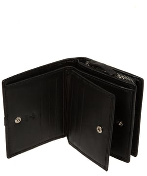 'Mariana' Black Leather Purse
