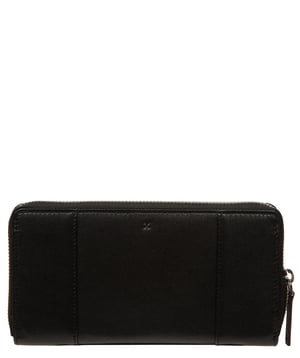 'Cecilia' Black Leather Purse