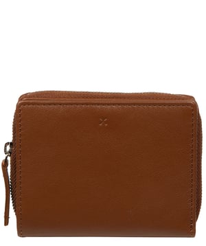 'Lilia' Tan Leather Purse