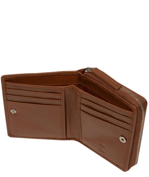 'Lilia' Tan Leather Purse