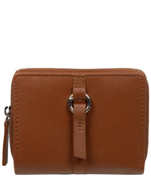 'Luciana' Tan Leather Purse