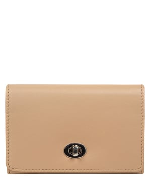 'Adriana' Latte Leather Purse