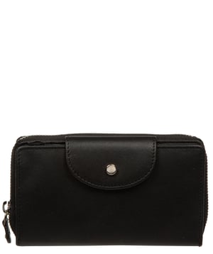 'Vanessa' Black Leather Purse