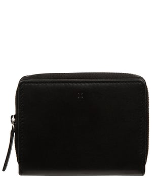 'Lilia' Black Leather Purse