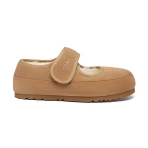 EVER AU Australia Women Teal Adjustable Strap Sheepskin Slippers
