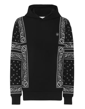 Sweatshirt Met Capuchon Paisley