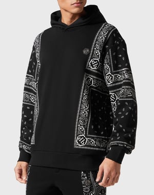 Sweatshirt Met Capuchon Paisley