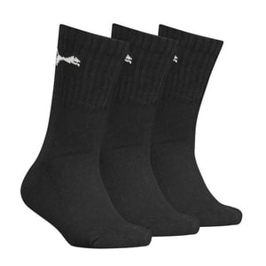 Puma Kinder/Kinder Logo Crew Sokken (Pak van 3) (Zwart)