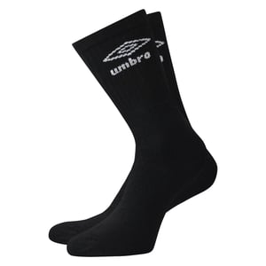 Umbro Herenbemanningsleden Sokken (Pakket van 3) (Zwart/Wit)
