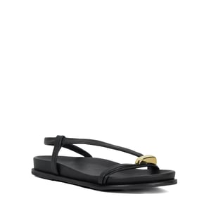 Dune Ladies Lyn - Gold Toe Trim Sandals