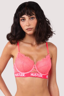 Hustler Branded Lace Bra