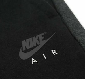 Nike Mens Fleece Black Grey Joggers