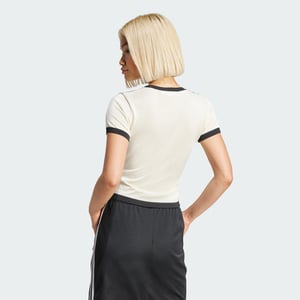 Knitted 3-Stripes Short Tee