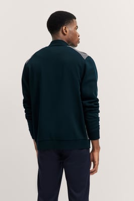 Bugatti Herren Sweatshirt met opstaande kraag