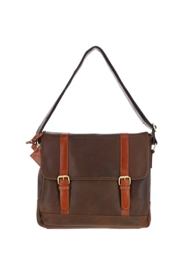 Vintage Oily Leather Messenger Bag