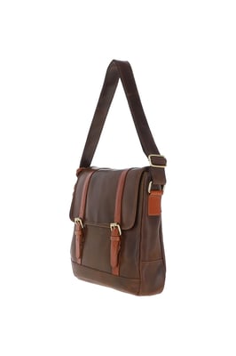 Vintage Oily Leather Messenger Bag