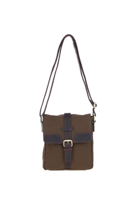 Premium Leather X Canvas Flight Bag