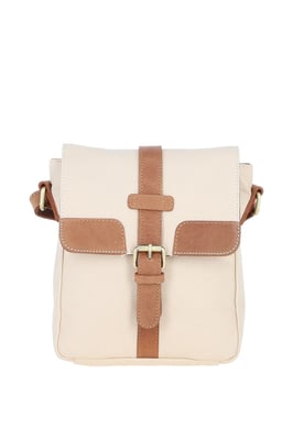 Premium Leather X Canvas Flight Bag