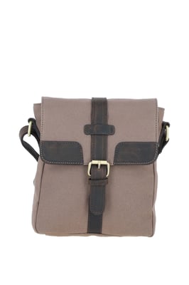 Premium Leather X Canvas Flight Bag