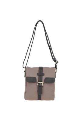 Premium Leather X Canvas Flight Bag
