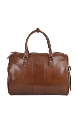 'Dante' Medium Weekend Real Leather Holdall