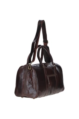 Vintage Real Leather Weekend Duffel Bag