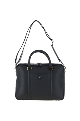 'Joe' Real Leather Laptop Messenger Bag