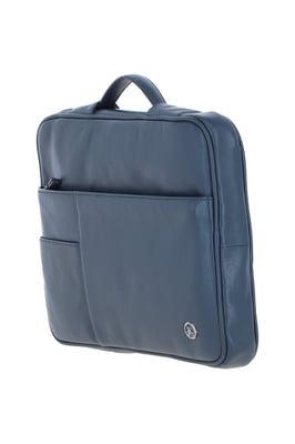 'Minimalist' Real Leather Organizer with Laptop Compartment