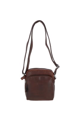 'Valerio' Real Leather Vintage Small Flight Shoulder Bag